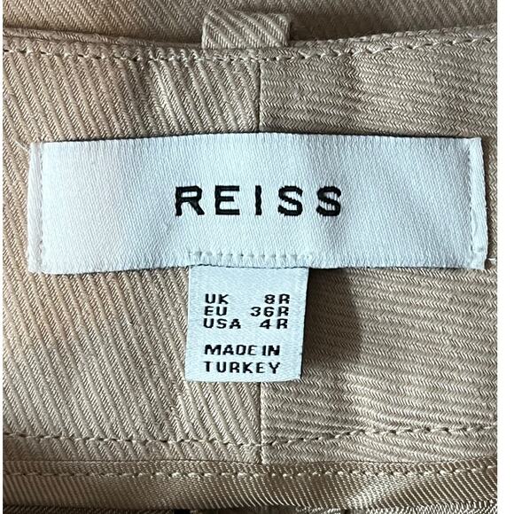 Reiss Pants Hollie Wide leg linen trousers size 4 - Picture 5 of 6